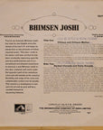 Bhimsen Joshi – Raga • Chhaya And Chhaya-Malhar / Raga • Darbari-Kanada And Suha-Kanada