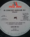 Ghulam Ali – In Concert (Ghazals)