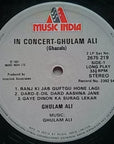 Ghulam Ali – In Concert (Ghazals)