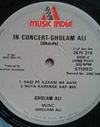 Ghulam Ali – In Concert (Ghazals)