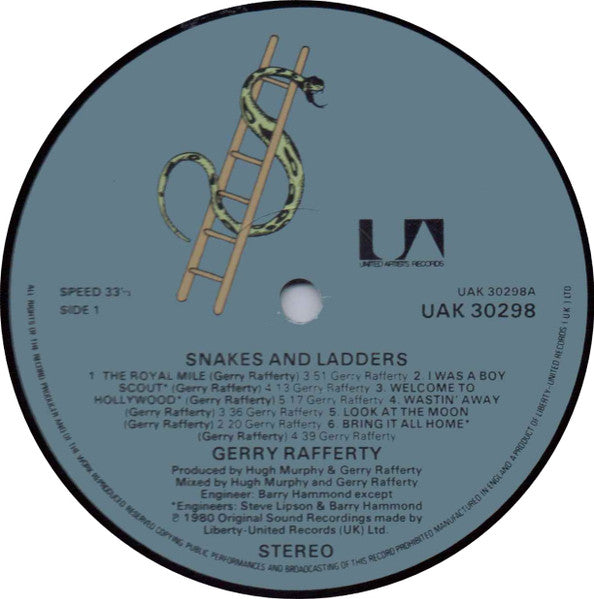 GERRY RAFFERTY - SNAKES AND LADDERS