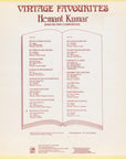 Hemant Kumar – Vintage Favourites (Hemant Kumar Sings His Own Compositions)