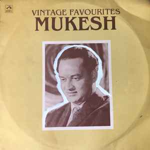 Mukesh – Vintage Favourites-Mukesh