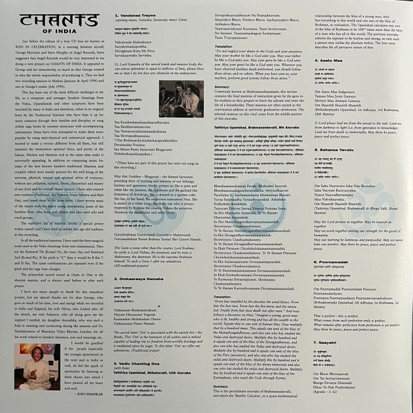 Ravi Shankar – Chants Of India