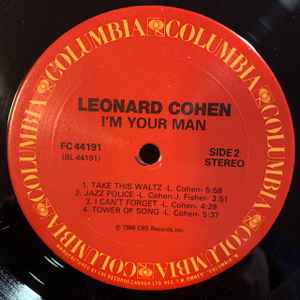 LEONARD COHEN - I AM YOUR MAN