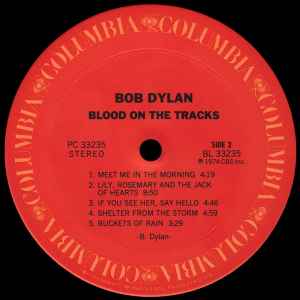 BOB DYLAN - BLOOD ON THE TRACKS