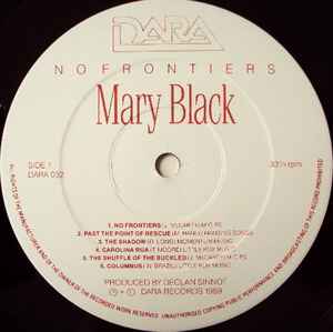 MARY BLACK - NO FRONTIERS