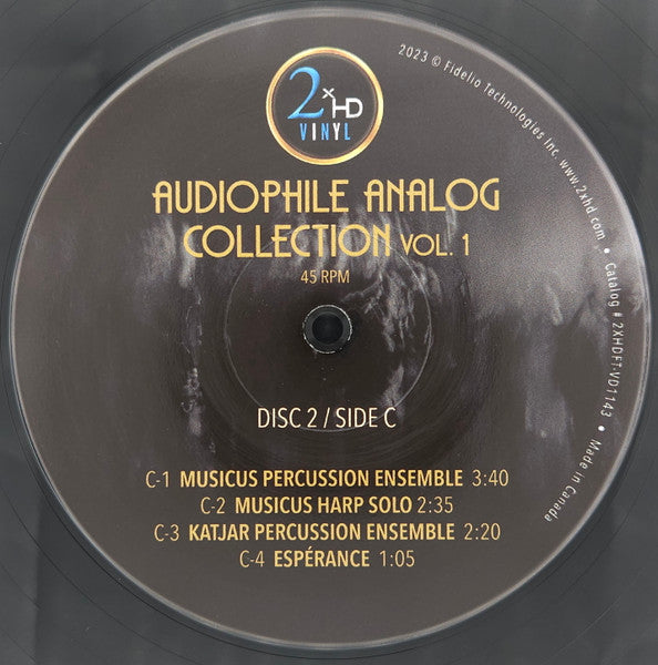 AUDIOPHILE ANALOGUE COLLECTION 2 LP'S - VOL I