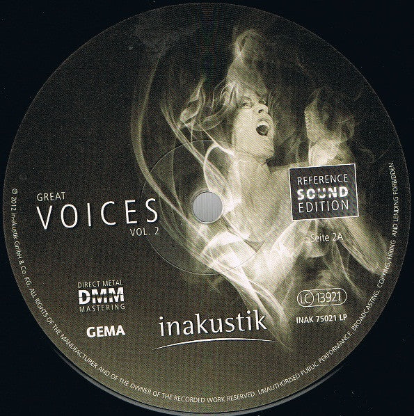 GREAT VOICES VOL I 2 LPS