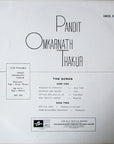 Pandit Omkarnath Thakur – Raga Todi Raga Malkauns