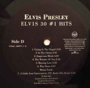 ELVIS 2 LP'S - 30 NUMBER 1 HITS