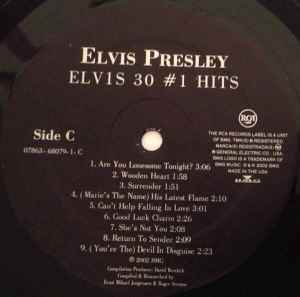 ELVIS 2 LP'S - 30 NUMBER 1 HITS