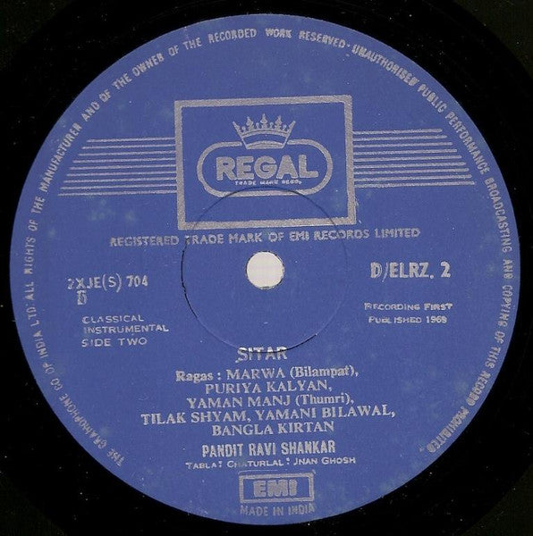 Ravi Shankar – Sitar