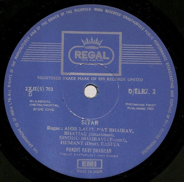 Ravi Shankar – Sitar