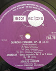 Rimsky-Korsakov - Chabrier* - London Symphony Orchestra, Ataulfo Argenta – Capriccio Espagnol - Andaluza - Espna - Spanish Dances