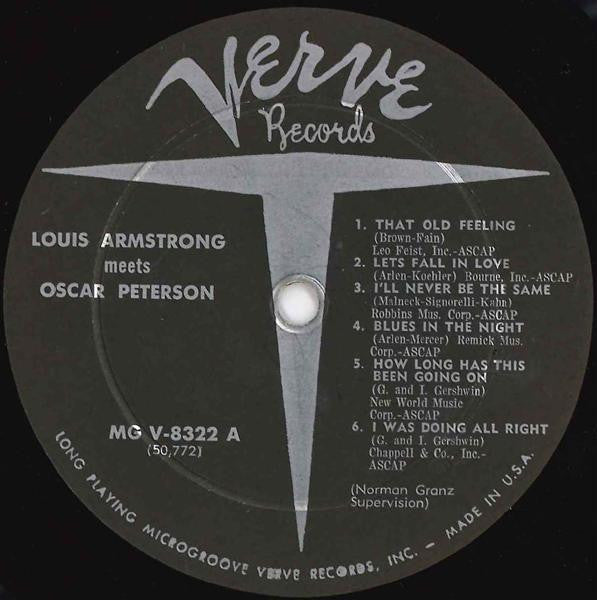 LOUIS ARMSTRONG MEETS OSCAR PETERSON