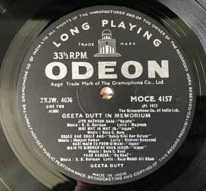 Geeta Dutt – In Memoriam