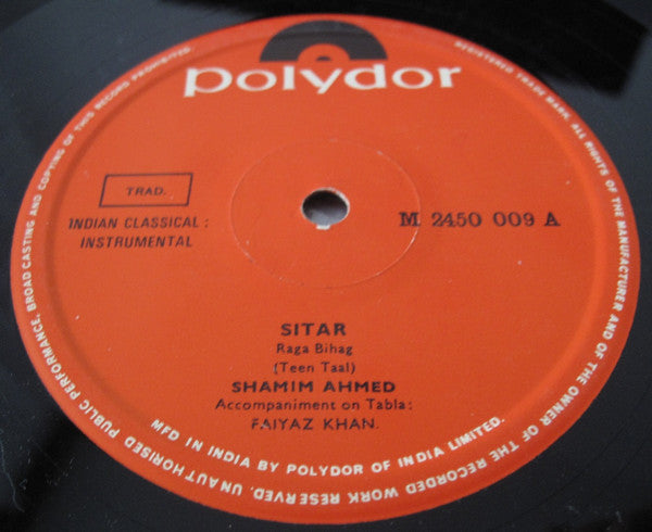 Shamim Ahmed – Sitar