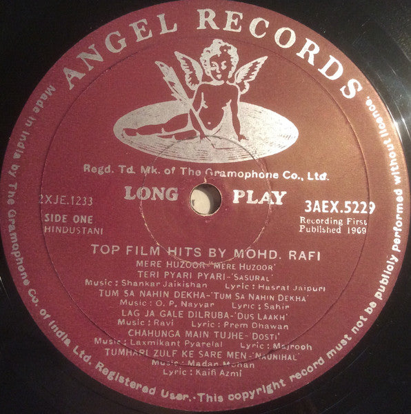 Mohd. Rafi* – Top Film Hits By Mohd. Rafi