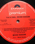 Mehdi Hassan – Live In India