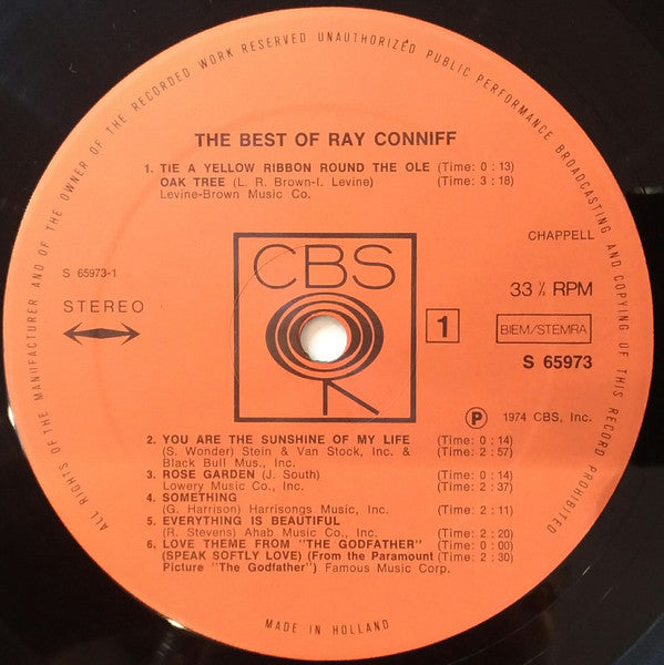 RAY CONNIFF  - THE BEST OF