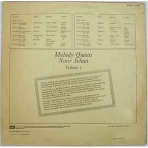 Noor Jehan – Melody Queen (Pride Of Performance) Volume 1